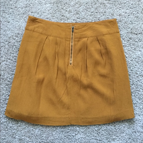 π₯π₯HOST PICπ₯π₯Forever 21 Mustard Mini Skirt - Picture 8 of 8